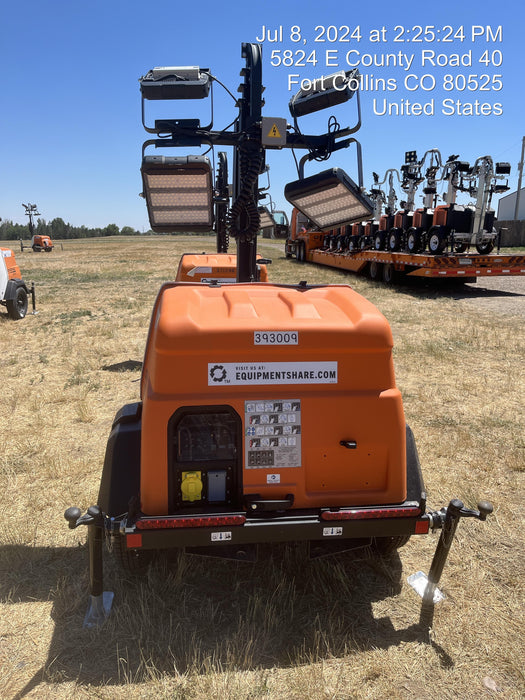 2024 Generac MLT2 Diesel, Flex Switch 120V Input, Powerzone Controller, 
(4) 320W LED Lights, 4kW Generator, 39.9 Gal Fuel Tank, 2" Ball, T3