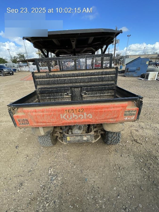 2021 Kubota RTV-X1140W-H Plastic Canopy, Windshield Acrylic Clear, LED Strobe Light, Wire Harness Kit, Back up Alarm