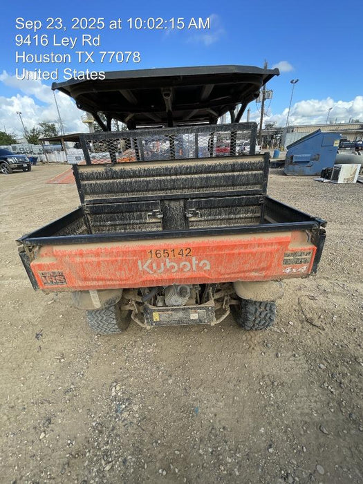 2021 Kubota RTV-X1140W-H Plastic Canopy, Windshield Acrylic Clear, LED Strobe Light, Wire Harness Kit, Back up Alarm