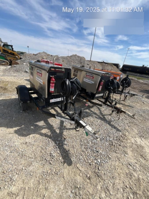 2019 Lincoln Electric Vantage 322 Ready-Pak 3, Two Wheel Trailer, Fender and Light Kit, Cable Rack