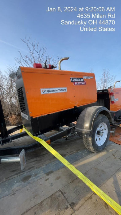 2022 Lincoln Electric LE400 Kubota V1505, Trlr, Cable Rack, Light Kit, ES Decals, T3