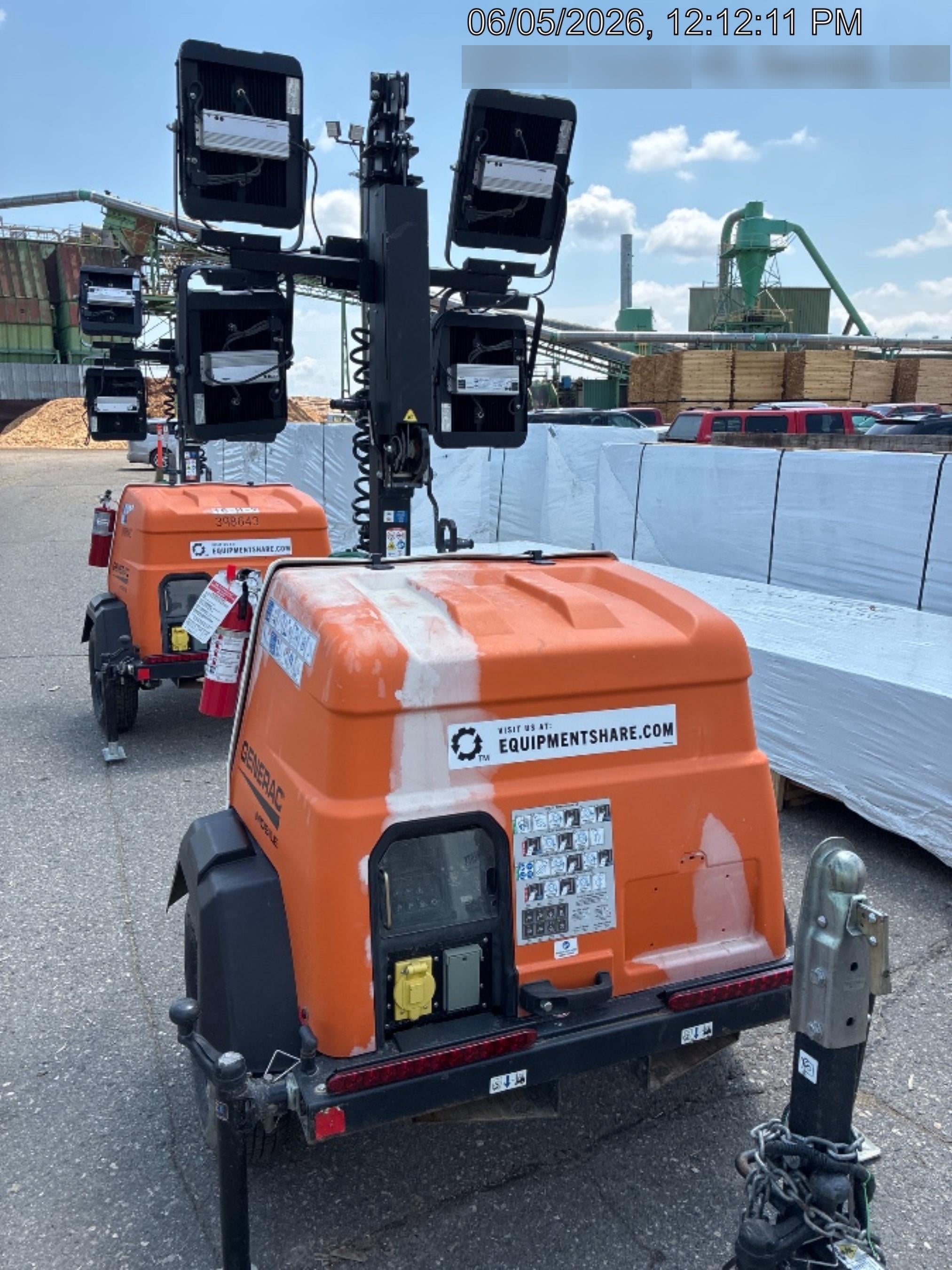 2023 Generac MLT2 Diesel, Flex Switch 120V Input, Powerzone Controller, (4) 320W LED Lights, 4kW Generator, 39.9 Gal Fuel Tank, 2" Ball, T3