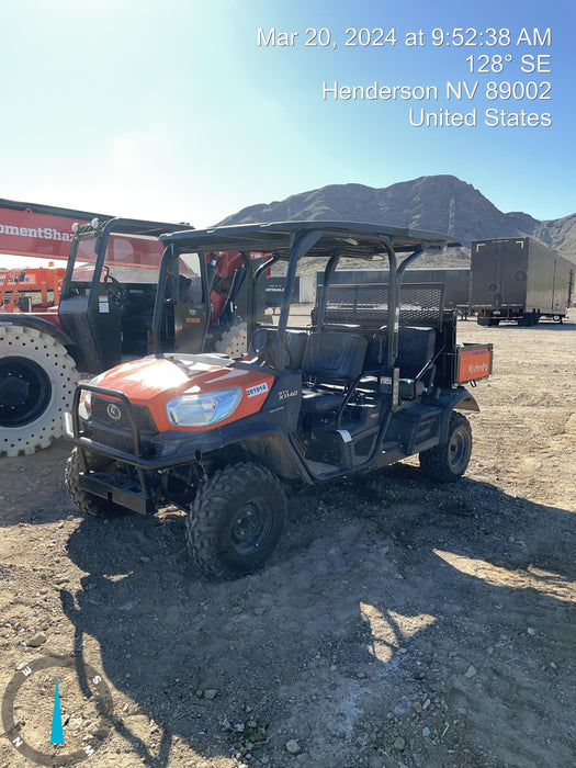 2022 Kubota RTV-X1140W-H Plastic Canopy, Windshield Acrylic Clear, LED Strobe Light, Wire Harness Kit, Back up Alarm