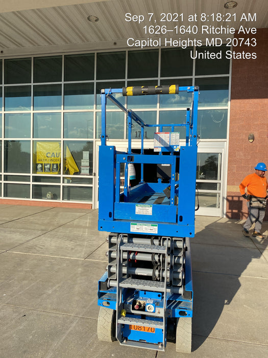 2020 Genie GS-2632 Solid NM Tires, Folding Rails with Half-Height Swing Gate, Beacon