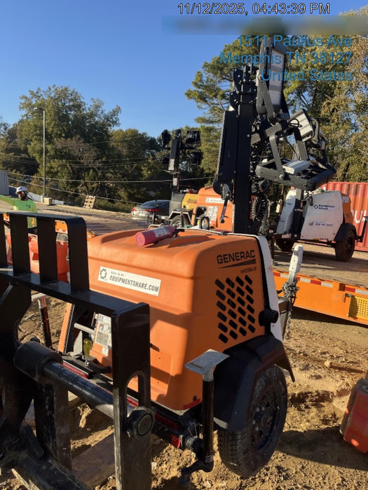 2024 Generac MLT2 Diesel, Flex Switch 120V Input, Powerzone Controller, 
(4) 320W LED Lights, 4kW Generator, 39.9 Gal Fuel Tank, 2" Ball, T3