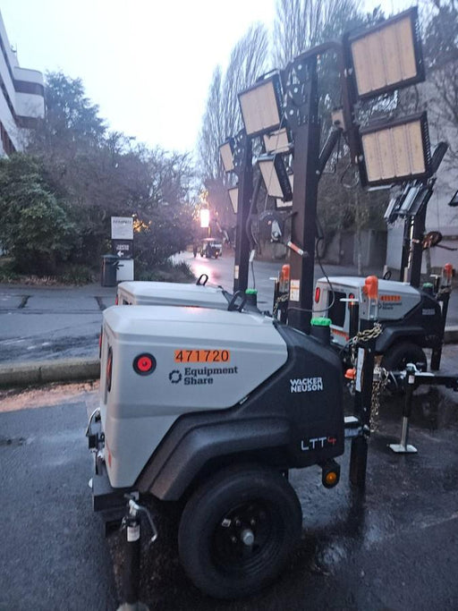 2024 Wacker Neuson LTT4 Diesel, Kohler KDW702, Deep Sea Controller, Auto Start, LED 320W, Bypass Outlet, T3