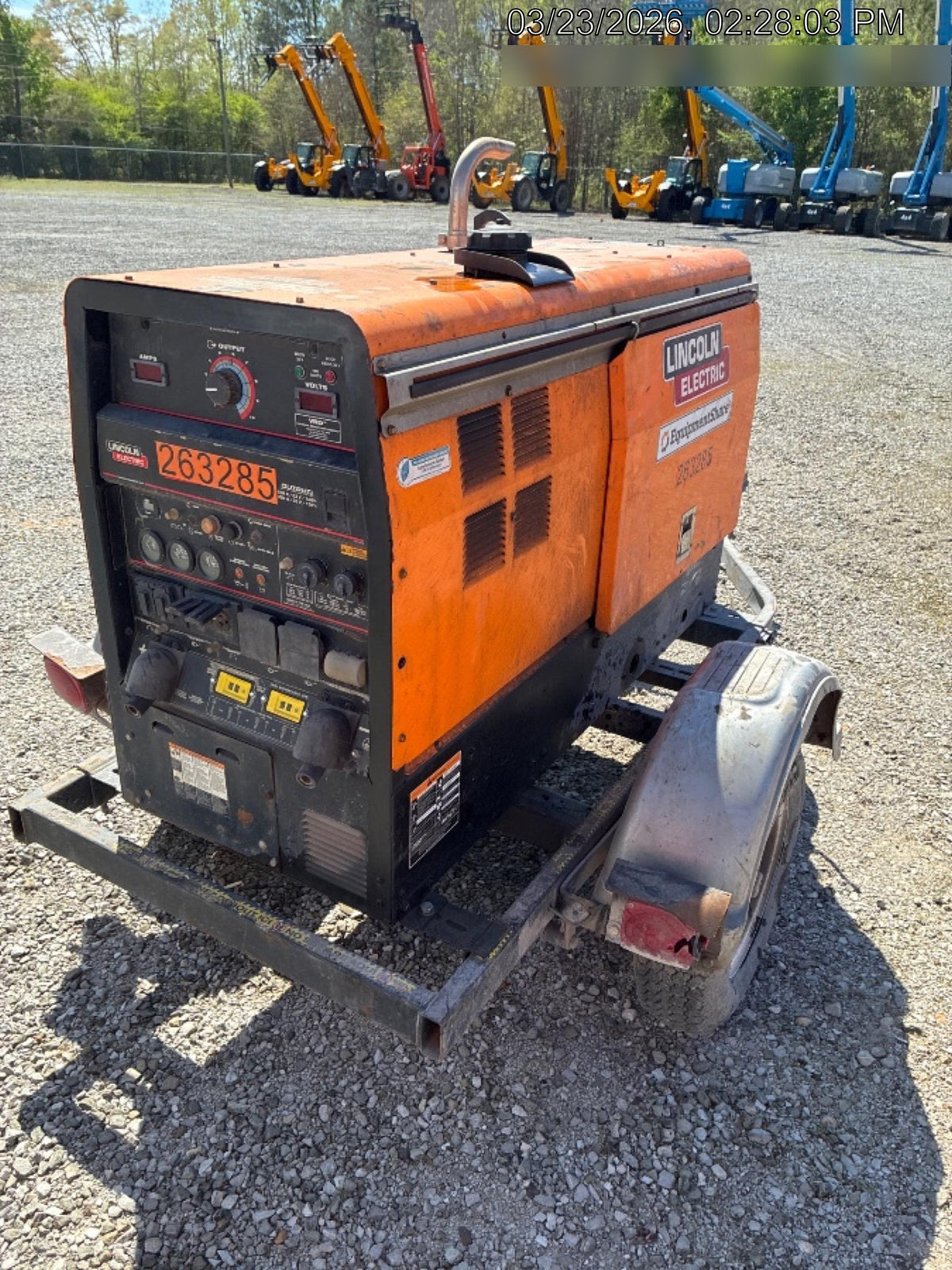 2022 Lincoln Electric LE400 Kubota V1505, Trlr, Cable Rack, Light Kit, ES Decals, T3