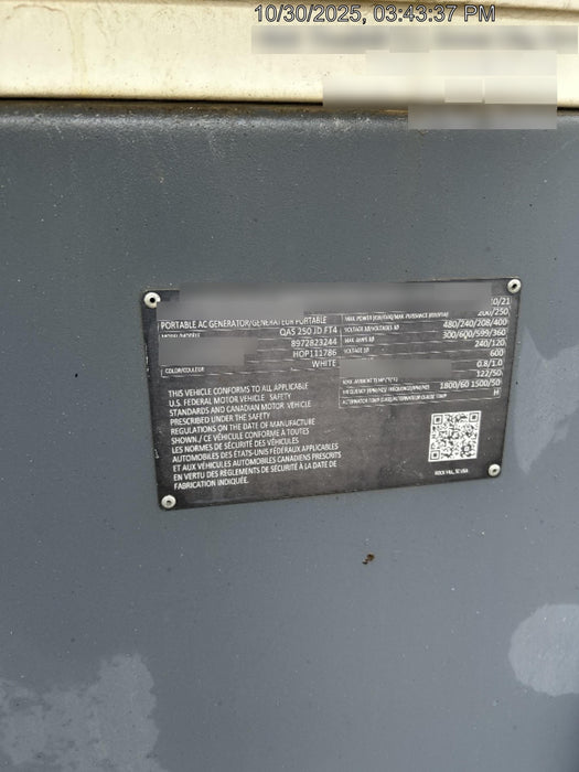 2021 ATLAS COPCO QAS250