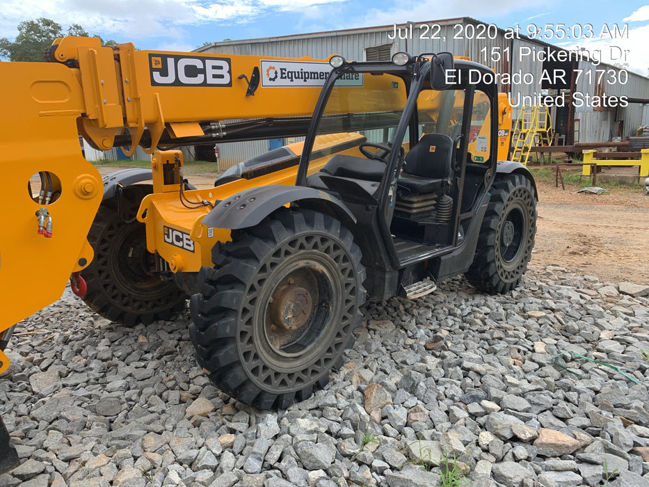 2020 JCB 509-42 Canopy, Solid Tires, Work Lights, Beacon, Aux Hydraulics, Back up Alarm, Lifting Eye, ES Decals