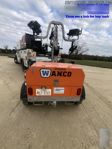 2024 Wanco WLTT-4MM4K Diesel, Deep Sea Controller, Shore Power Plug, Auto Start, (4) 350W LED Floodlights, 4kW Generator, 60 Gal Fuel Tank, 2" Ball, T3