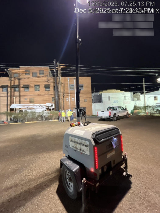 2018 Wacker Neuson LTV6K-MH Wacker Neuson LTV6K Mobile Light Tower w/Fuel Level Sensor Installed, Trailer VIN 5XFLV0416JM004545