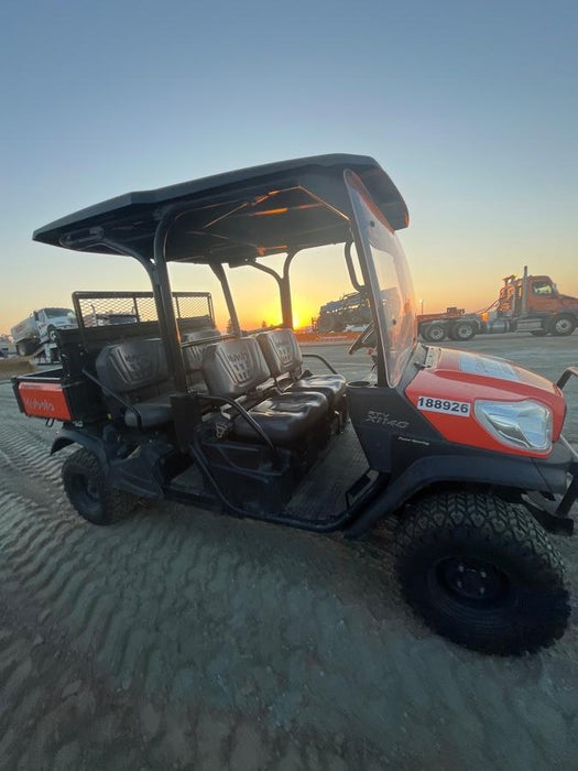 2021 Kubota RTV-X1140W-H Plastic Canopy, Windshield Acrylic Clear, LED Strobe Light, Wire Harness Kit, Back up Alarm