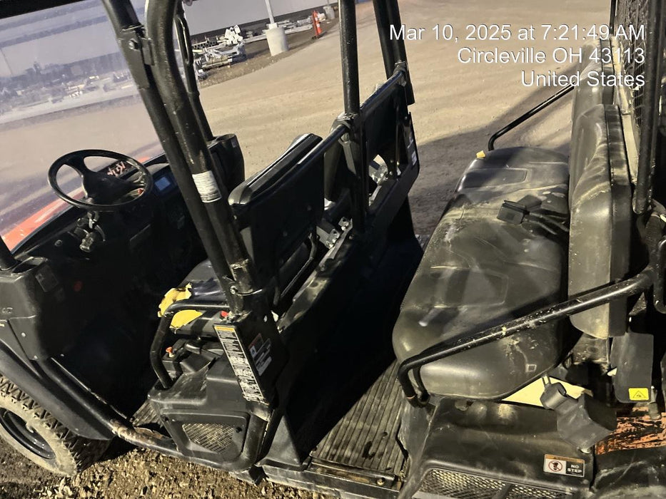 2022 Kubota RTV-X1140W-H Plastic Canopy, Windshield Acrylic Clear, LED Strobe Light, Wire Harness Kit, Back up Alarm