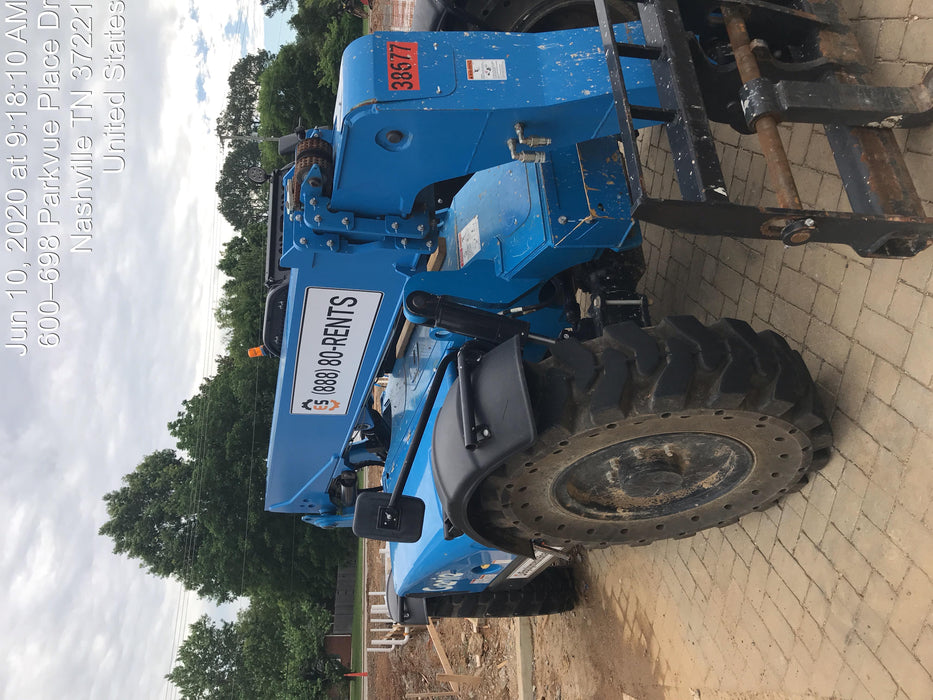 2019 Genie GTH-636 Canopy, Solid RT Tires, LED Work Lights, Beacon 60" QA Carriage, 48" Forks