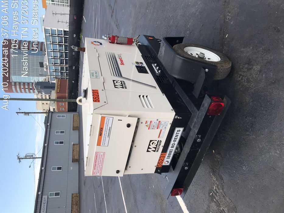 2019 Multiquip DLW400ESA4 Dual Pack, Trailer Mounted