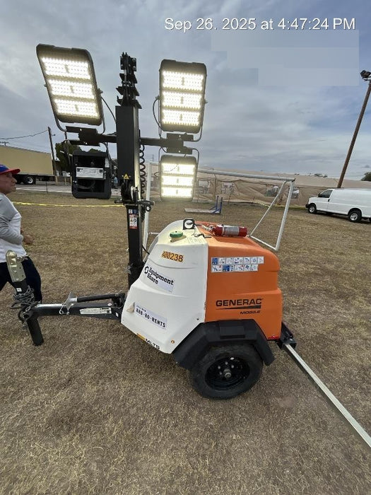 2024 Generac MLT2 Diesel, Flex Switch 120V Input, Powerzone Controller, 
(4) 320W LED Lights, 4kW Generator, 39.9 Gal Fuel Tank, 2" Ball, T3