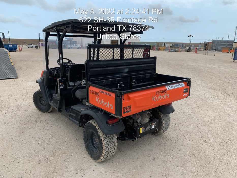 2021 Kubota RTV-X1140W-H Plastic Canopy, Windshield Acrylic Clear, LED Strobe Light, Wire Harness Kit, Back up Alarm