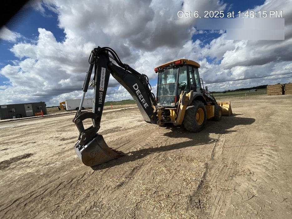 2020 John Deere 310LEP Cab/Heat/Air, 4WD, Standard Stick, Pilot Controls, 2 Way Hydraulics, TAG Manual QC