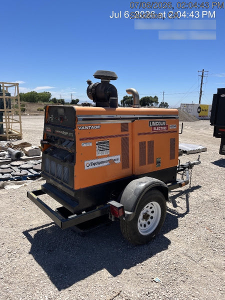 2021 Lincoln Electric Vantage 549X Ready Pak 3, ORANGE (includes trailer, cable rack, fender light kit)