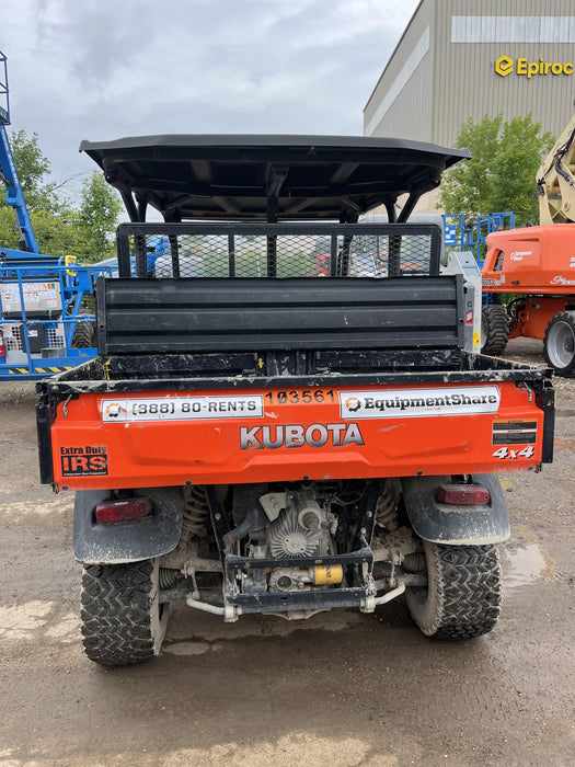 2020 Kubota RTV-X1140W-H 4WD utility cart -LED strobe -Windshield tempered glass -Plastic canopy -Wire harness kit -Backup alarm