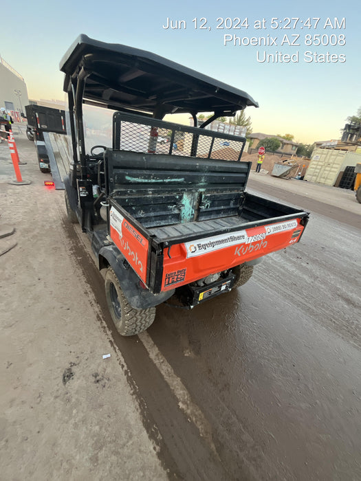 2021 Kubota RTV-X1140W-H Plastic Canopy, Windshield Acrylic Clear, LED Strobe Light, Wire Harness Kit, Back up Alarm