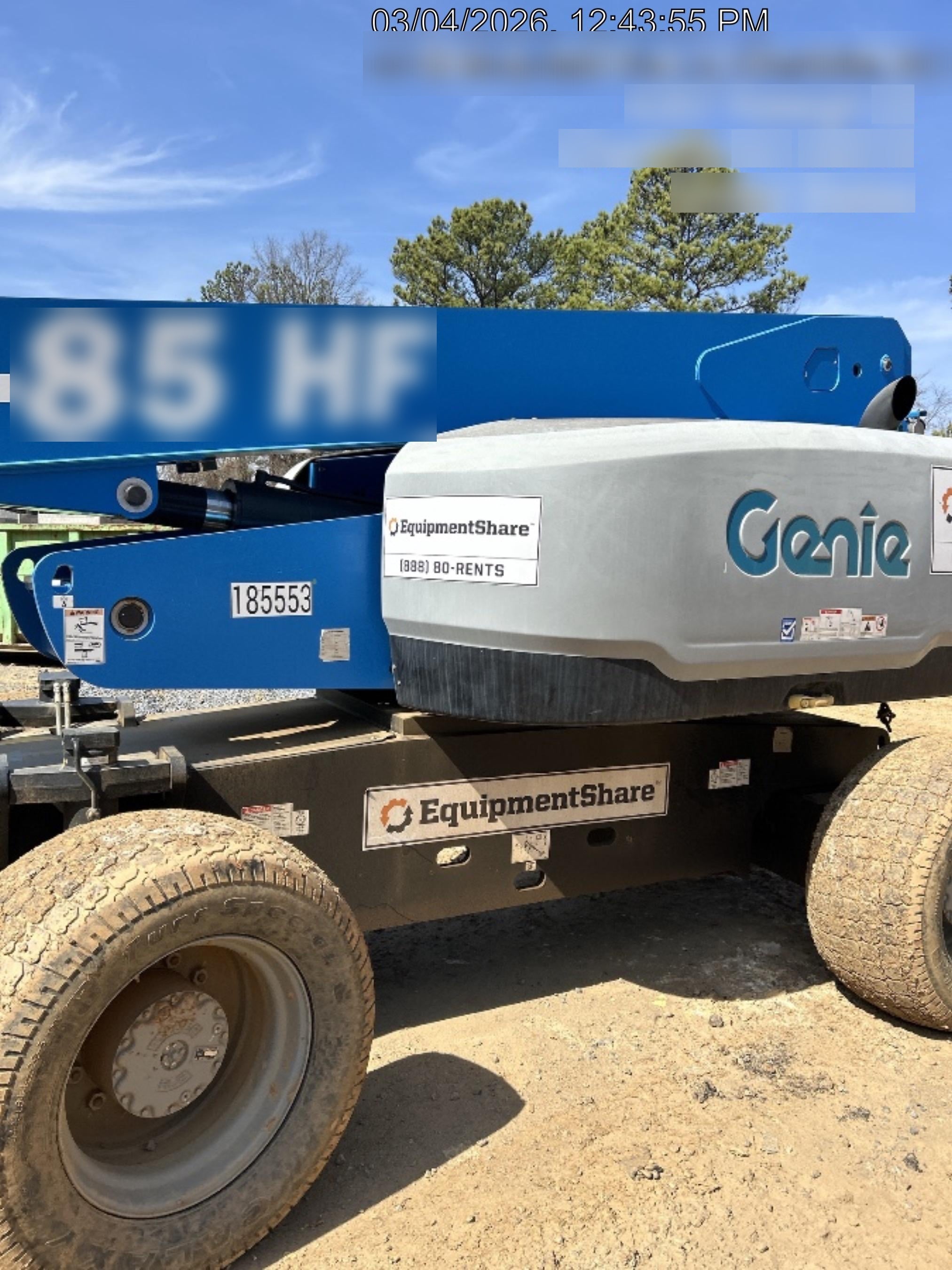 2021 GENIE S-85 HF