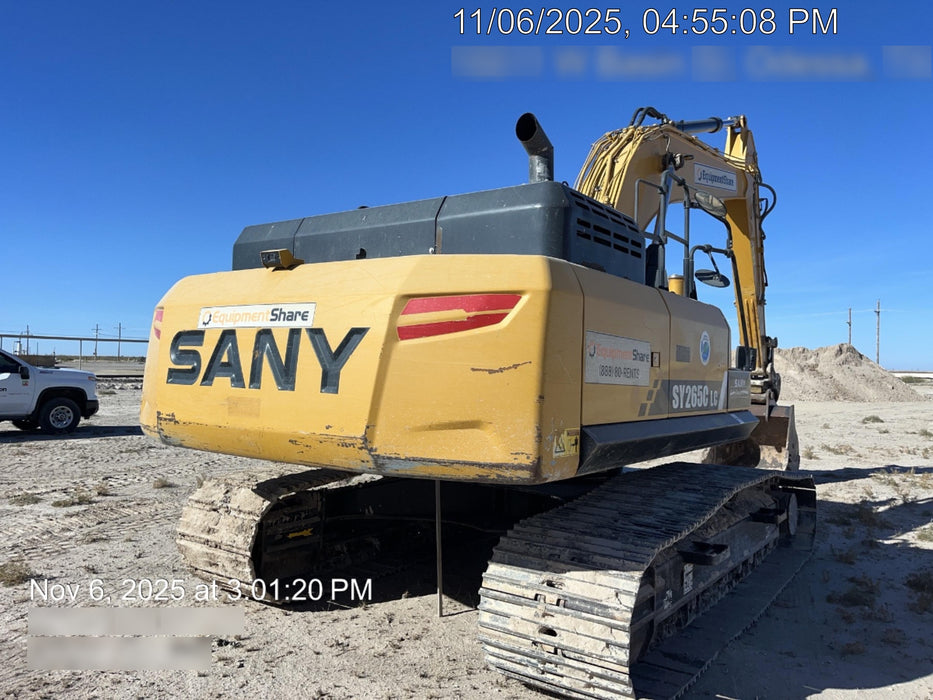 Sany SY265C Sany SY265 Tier 4 - Cab, Hydraulic QC,  Buckets: 36" , 48"