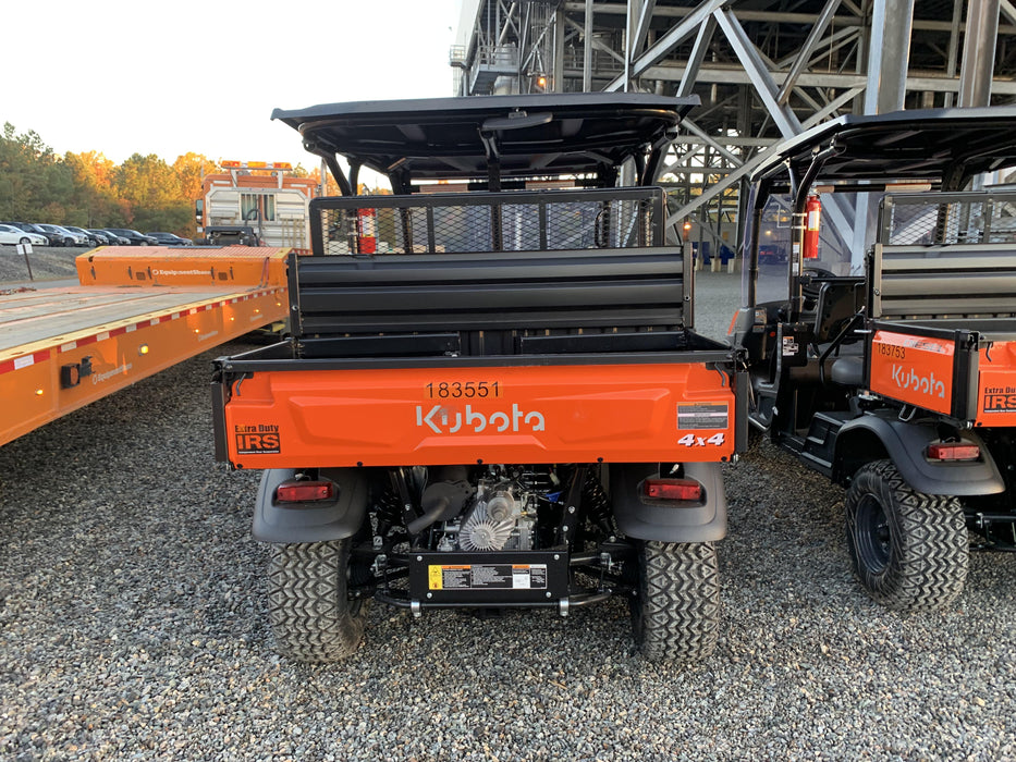2021 Kubota RTV-X1140W-H Plastic Canopy, Windshield Acrylic Clear, LED Strobe Light, Wire Harness Kit, Back up Alarm