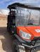 Kubota RTV-X1140W-H 4WD utility cart -LED strobe -Windshield tempered glass -Plastic canopy -Wire harness kit -Backup alarm