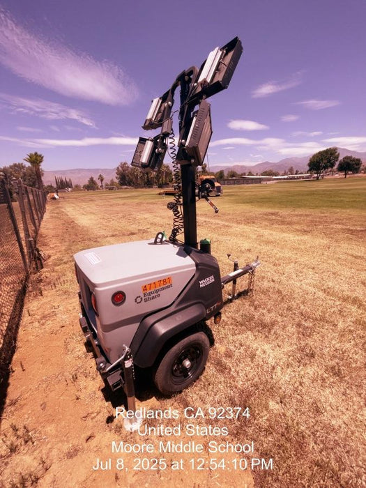 2024 Wacker Neuson LTT4 Diesel, Kohler KDW702, Deep Sea Controller, Auto Start, LED 320W, Bypass Outlet, T3