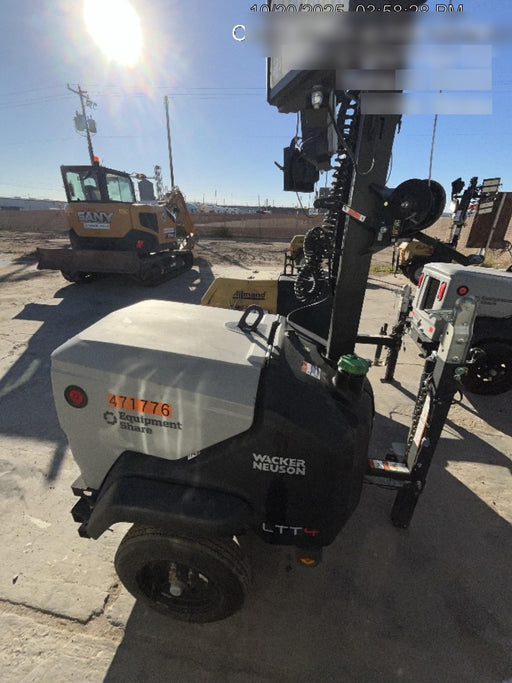 2024 Wacker Neuson LTT4 Diesel, Kohler KDW702, Deep Sea Controller, Auto Start, LED 320W, Bypass Outlet, T3