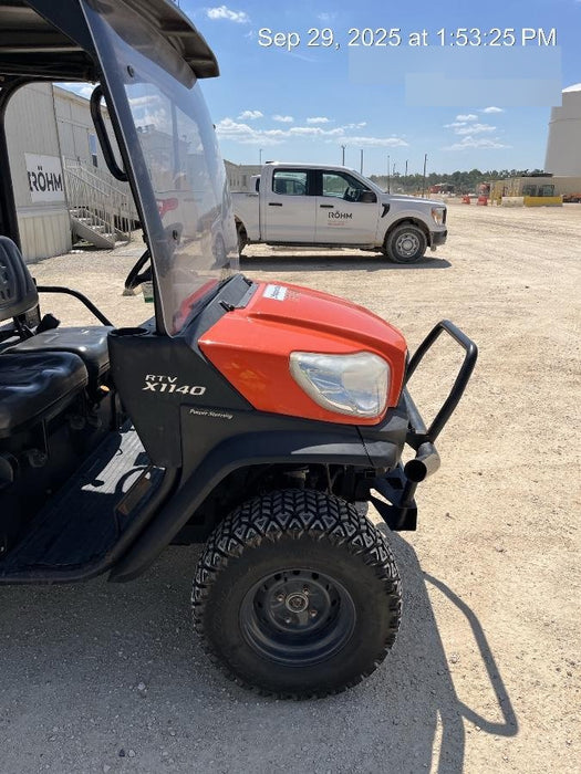 2021 Kubota RTV-X1140W-H Plastic Canopy, Windshield Acrylic Clear, LED Strobe Light, Wire Harness Kit, Back up Alarm