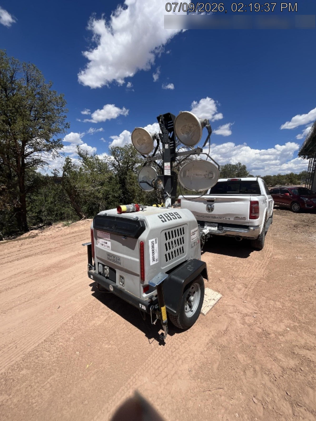 Wacker Neuson LTV6K-MH Wacker Neuson LTV6K Towable Light Tower