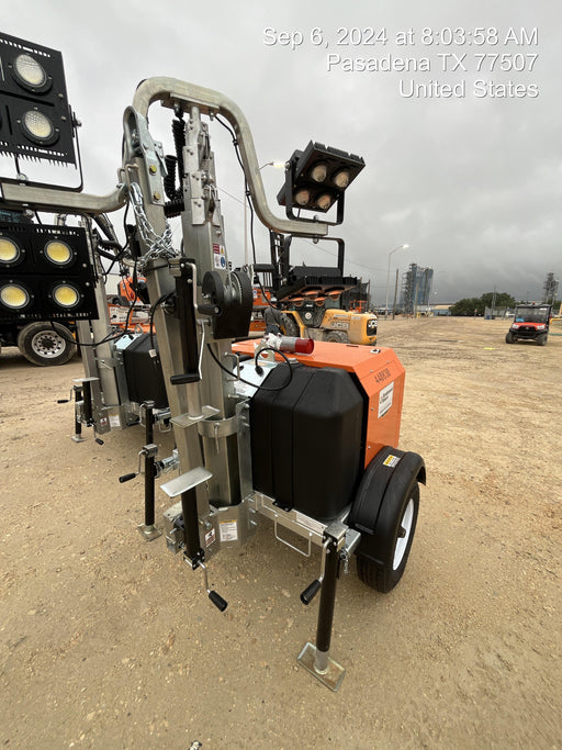 2024 Wanco WLTT-4MM4K Diesel, Deep Sea Controller, Shore Power Plug, Auto Start, (4) 350W LED Floodlights, 4kW Generator, 60 Gal Fuel Tank, 2" Ball, T3