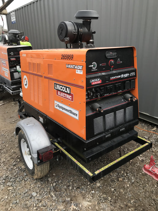 2022 Lincoln Electric Vantage 549X Crosslink Technology, Trailer Mounted, ES Decals, T3