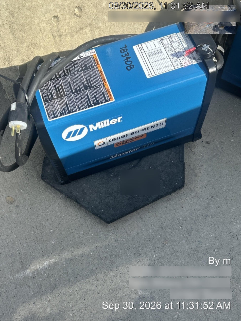 2026 MILLER ELECTRIC Maxstar 210 STR