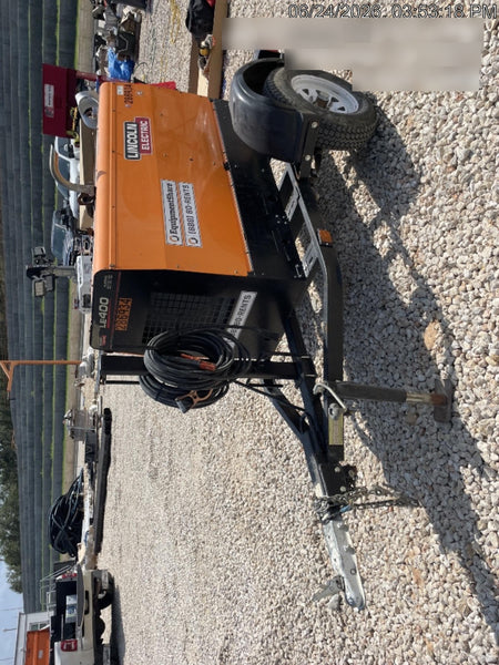 2022 Lincoln Electric LE400 Kubota V1505, Trlr, Cable Rack, Light Kit, ES Decals, T3