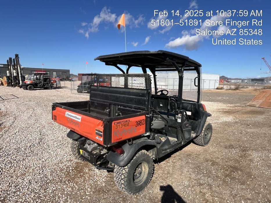 2023 Kubota RTV-X1140W-H 4WD, LED Strobe, Windshield Acrylic Clear, Plastic Canopy, Wire Harness Kit, Backup Alarm