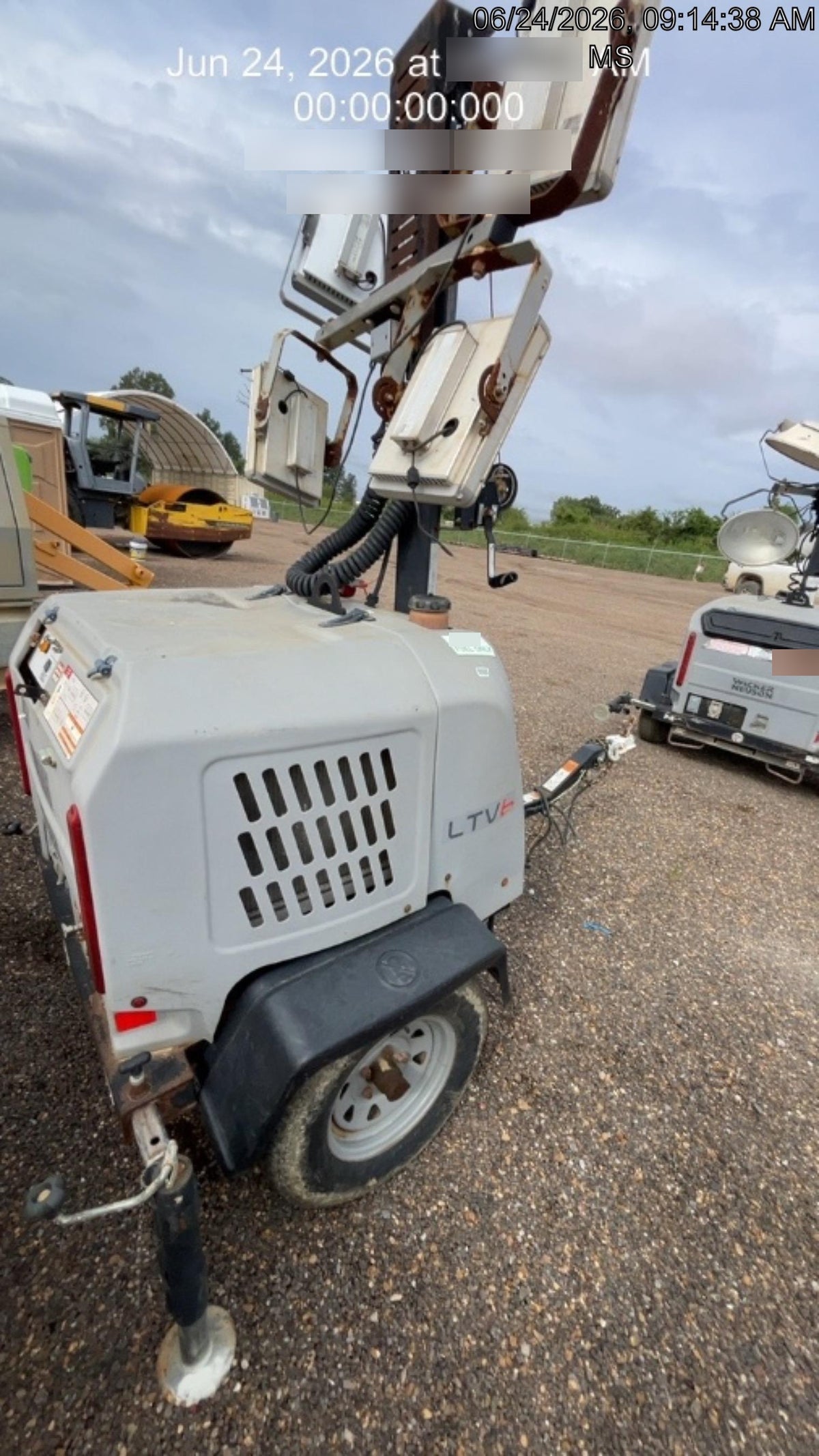 2019 Wacker Neuson LTV6K-LED LTV6K Light Tower, LED 300W, Telematics EQ SH Kubota
