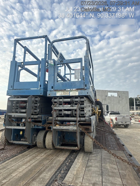 2020 Genie GS-1930 Solid Non Marking Tires, Beacon, Folding rails with half height swing gate
