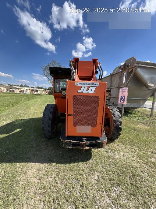 2019 Skytrak 6036 Cab/Heat/Air, Solid Tires, LED Work Lights, Beacon w/50" Carriage, 48" Pallet Forks