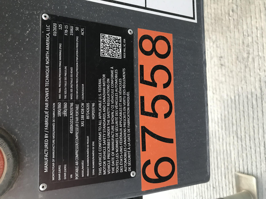 2020 ATLAS COPCO XAS188