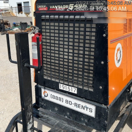 2021 Lincoln Electric Vantage 549X Ready Pak 3, ORANGE (includes trailer, cable rack, fender light kit)