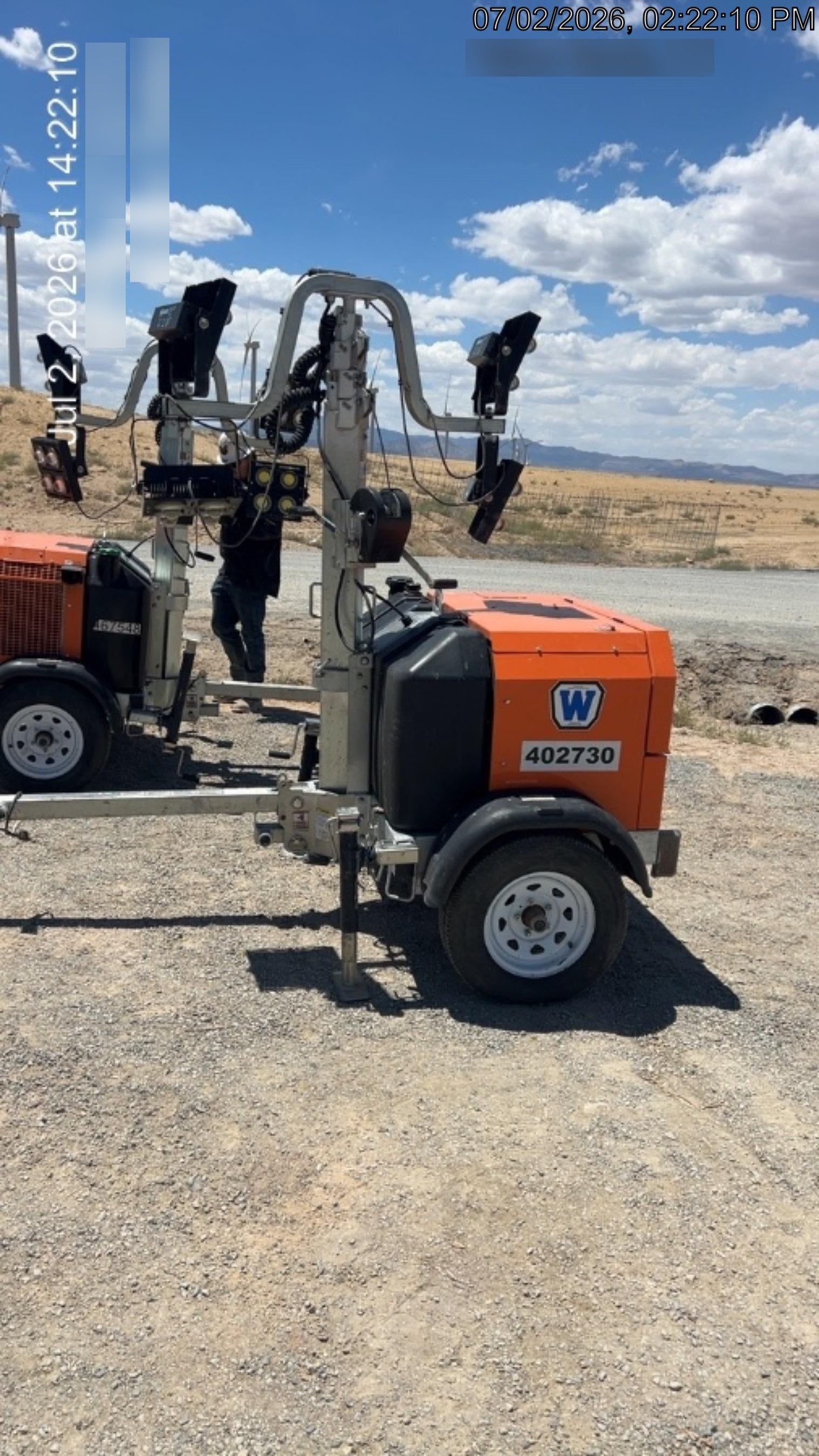 2024 Wanco WLTT-4MM4K Diesel, Deep Sea Controller, Shore Power Plug, Auto Start, (4) 350W LED Floodlights, 4kW Generator, 60 Gal Fuel Tank, 2" Ball, T3
