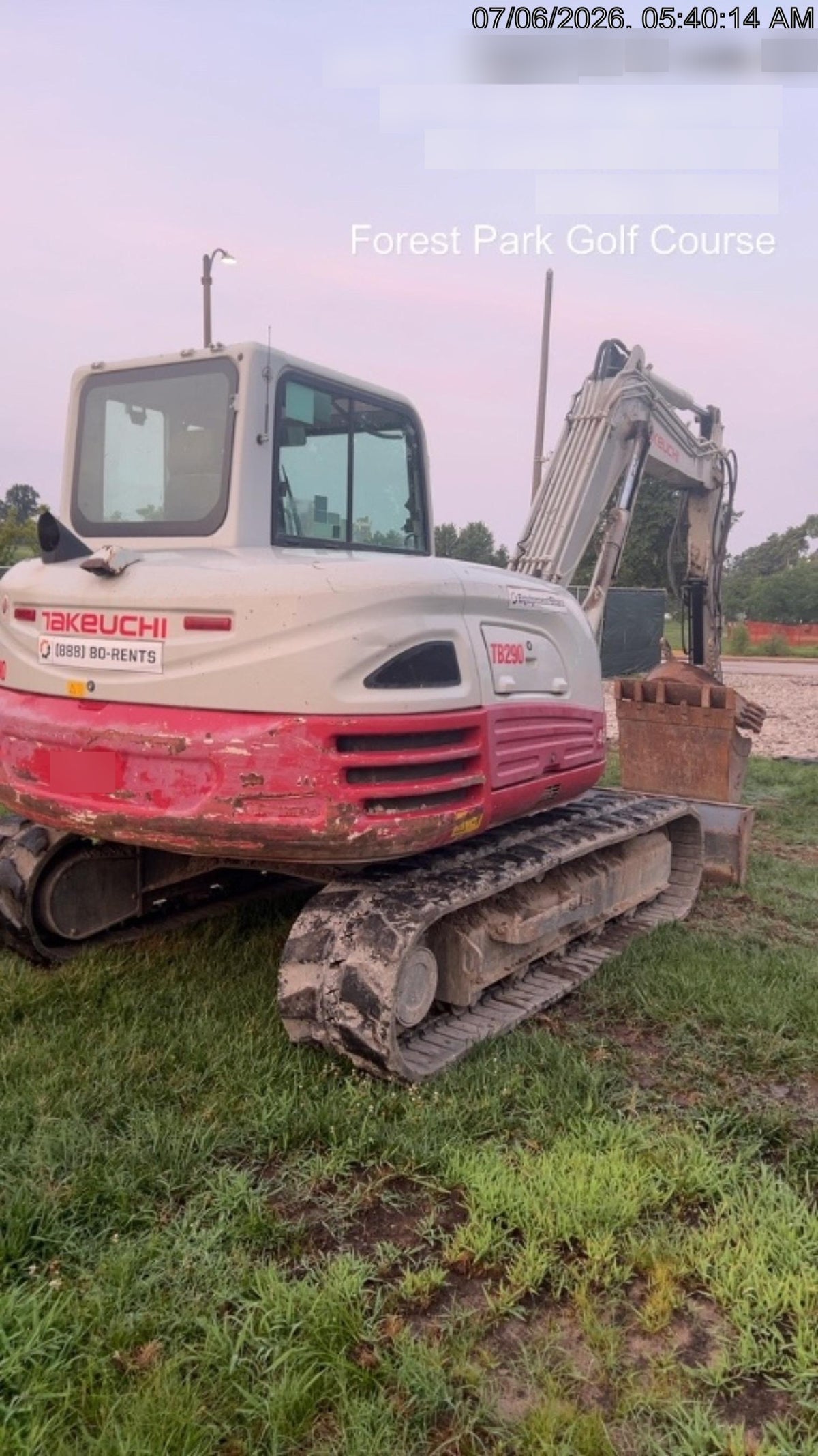 2019 Takeuchi TB290 Cab/Heat/AC Rubber tracks, Dozer blade, Travel alarm, Auxiliary hydraulics w/Manual QC, Hydraulic thumb, 18", 24", and 36" Buckets