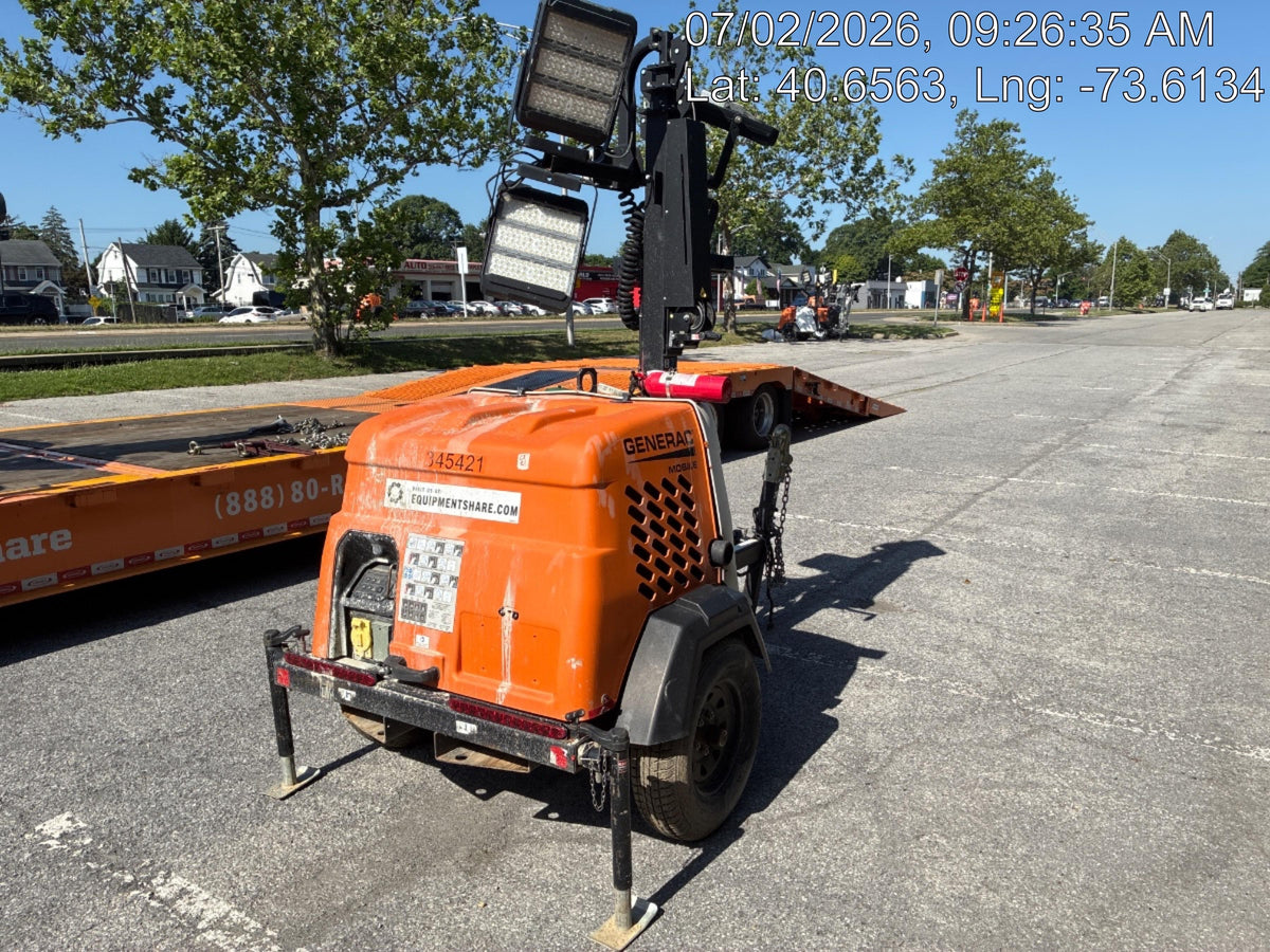 2023 Generac MLT2 Diesel, Flex Switch 120V Input, Powerzone Controller, (4) 320W LED Lights, 4kW Generator, 39.9 Gal Fuel Tank, 2" Ball, T3