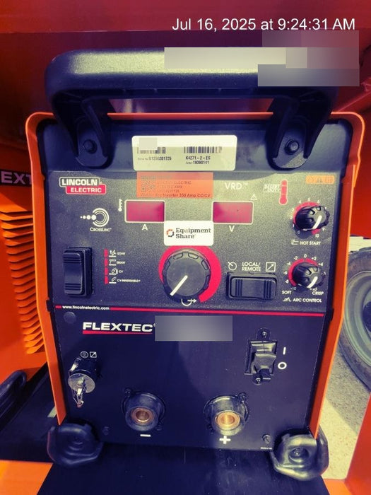 2025 LINCOLN ELECTRIC FLEXTEC 350X