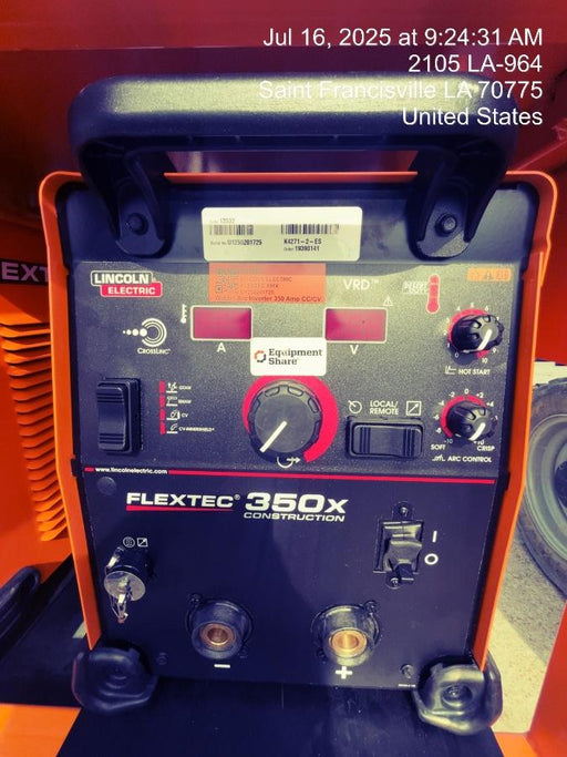 2025 LINCOLN ELECTRIC FLEXTEC 350X