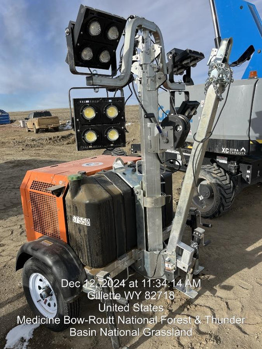 2024 Wanco WLTT-4MM4K Diesel, Deep Sea Controller, Shore Power Plug, Auto Start, (4) 350W LED Floodlights, 4kW Generator, 60 Gal Fuel Tank, 2" Ball, T3