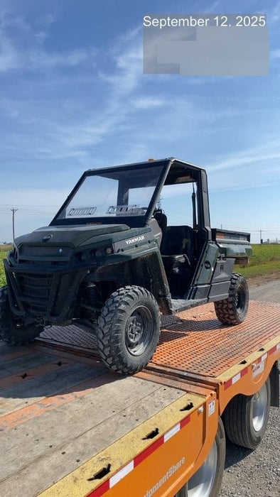 2021 Yanmar YU1000 Canopy, Steel Wheel, Poly WindShield, Beacon, Backup Alarm